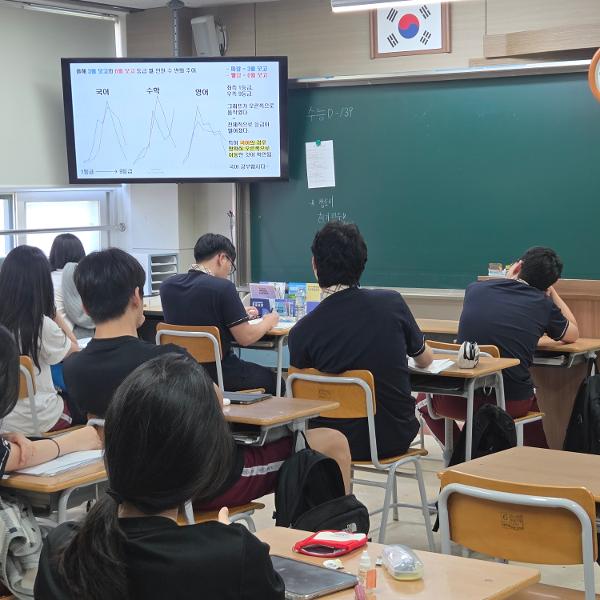3학년 학생 학업 성적 향상 및 생활 습관 개선을 위한 강연 실시